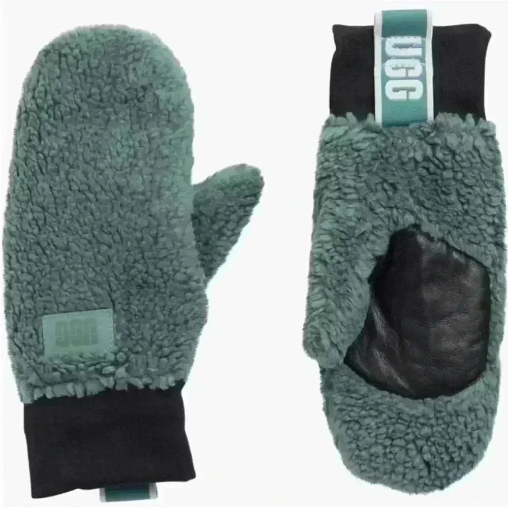 UGG Green and Black Mittens
